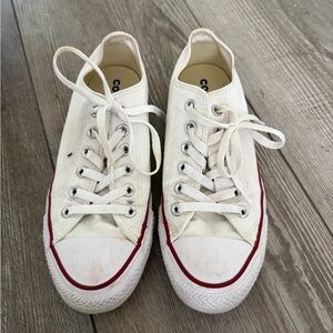 White Converse (Size 7.5)